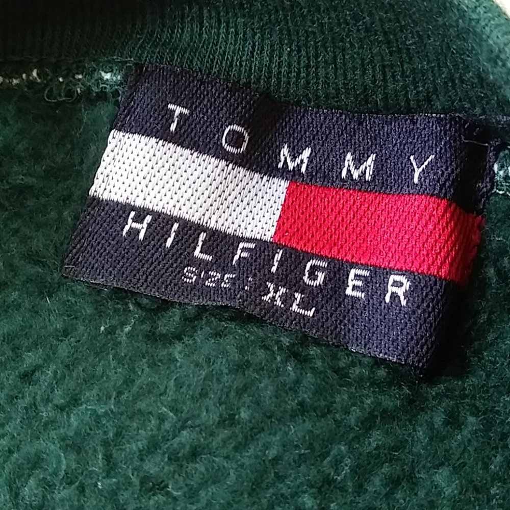 Vintage Hunter Green Tommy Hilfiger Long Sleeve - Picture 5 of 11